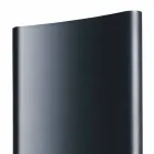 Pionowy, hydrauliczny grzejnik konstrukcyjny z aluminium do 1061 W - wygięty Viadurini