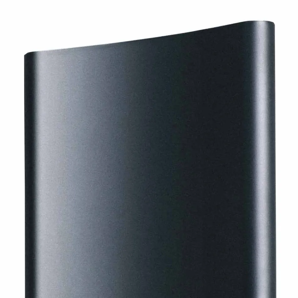 Pionowy, hydrauliczny grzejnik konstrukcyjny z aluminium do 1061 W - wygięty Viadurini