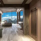 Grzejniki elektryczne kolorowe, nowoczesny design, zima przez Scirocco H Viadurini