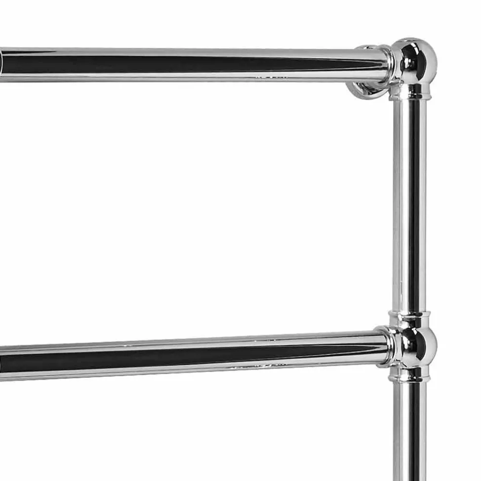 Elektryczny grzejnik modułowy z chromowanego lub złotego mosiądzu o mocy 200 W - Cezar Viadurini