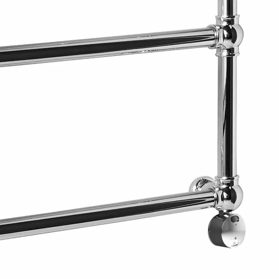 Elektryczny grzejnik modułowy z chromowanego lub złotego mosiądzu o mocy 200 W - Cezar Viadurini