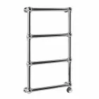 Elektryczny grzejnik modułowy z chromowanego lub złotego mosiądzu o mocy 200 W - Cezar Viadurini