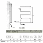 Grzejnik dekoracyjny elektryczny chromowany Snake by Scirocco H Viadurini