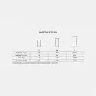 Termoarredo elektryczny projekt lustro skończyć 1500W Barry Viadurini