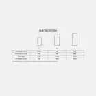 Wykonanie elektryczne Termoarredo lustro się 1500watt Jonny&#39;ego Viadurini