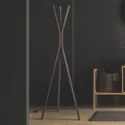 Wolnostojący stalowy grzejnik elektryczny z przełącznikiem nożnym - Tree Viadurini