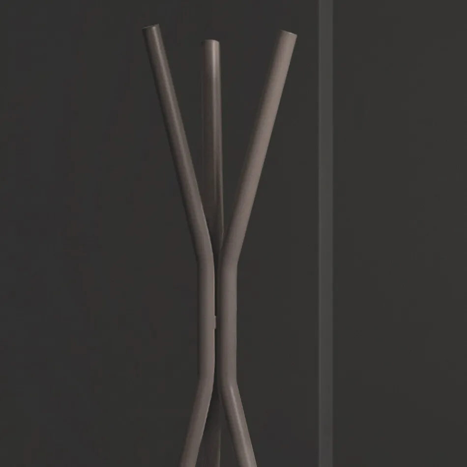 Wolnostojący stalowy grzejnik elektryczny z przełącznikiem nożnym - Tree Viadurini