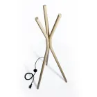 Wolnostojący stalowy grzejnik elektryczny z przełącznikiem nożnym - Tree Viadurini