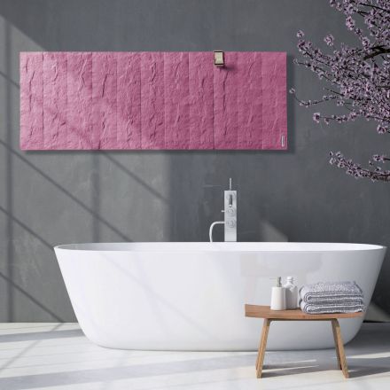 Grzejnik elektryczny z proszku włoskiego marmuru do 1400 Watt - Terraa Viadurini