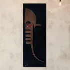 Grzejnik elektryczny z proszku marmurowego pochodzącego z recyklingu Wyprodukowano we Włoszech - Wenecja Viadurini