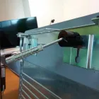 Elektryczny grzejnik ze szkła hartowanego z kamiennym wykończeniem Jonny Viadurini