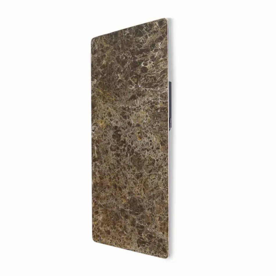 Elektryczny grzejnik ze szkła hartowanego z kamiennym wykończeniem Jonny Viadurini