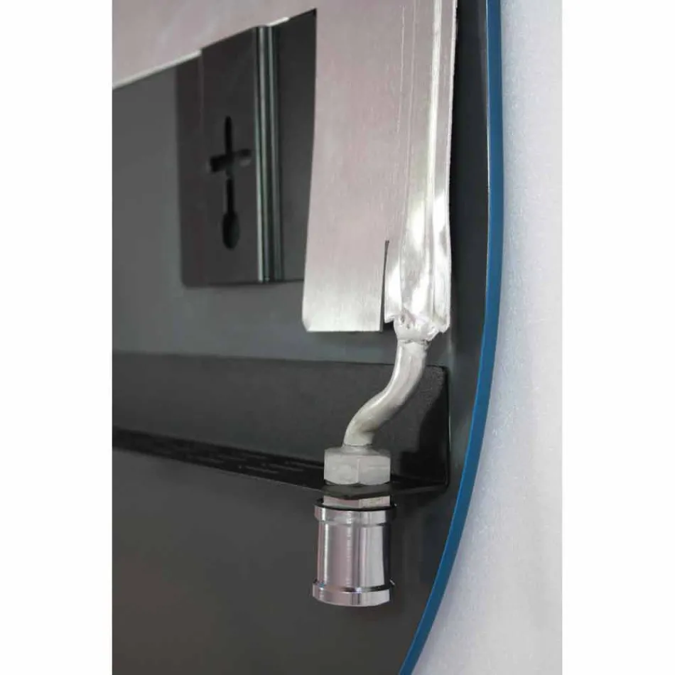 Elektryczny grzejnik ze szkła hartowanego z kamiennym wykończeniem Jonny Viadurini