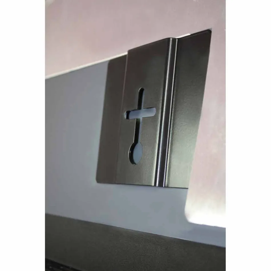 Elektryczny grzejnik ze szkła hartowanego z kamiennym wykończeniem Jonny Viadurini