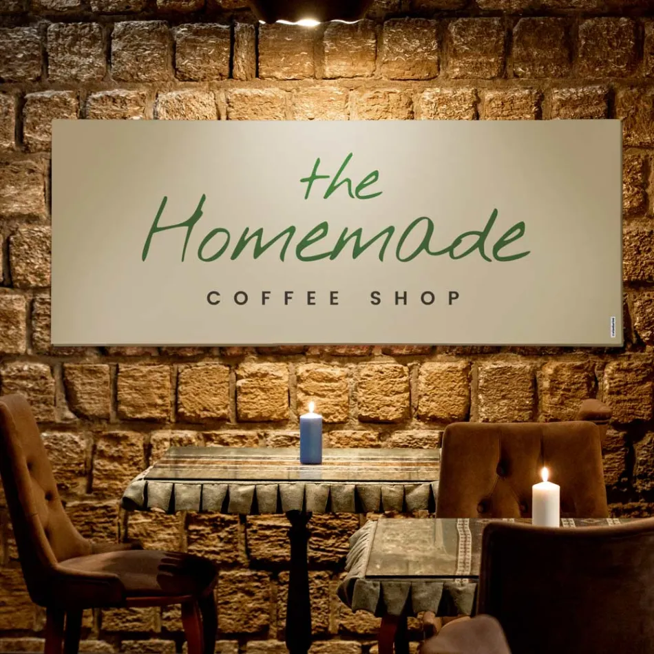 Konfigurowalny grzejnik elektryczny z proszku marmurowego Made in Italy - Lineep Viadurini