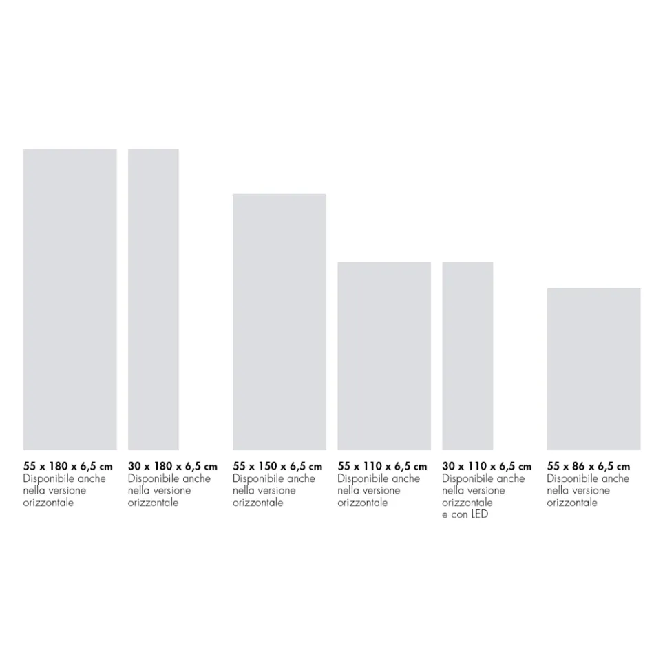 Konfigurowalny grzejnik elektryczny z proszku marmurowego Made in Italy - Lineep Viadurini