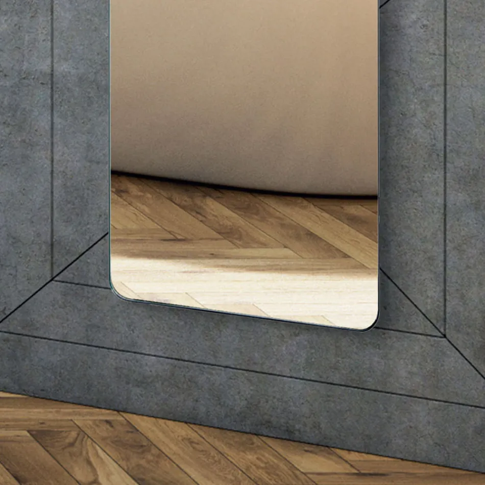 Grzejnik elektryczny wykonany ze szkła i aluminium Made in Italy - Glazura Viadurini