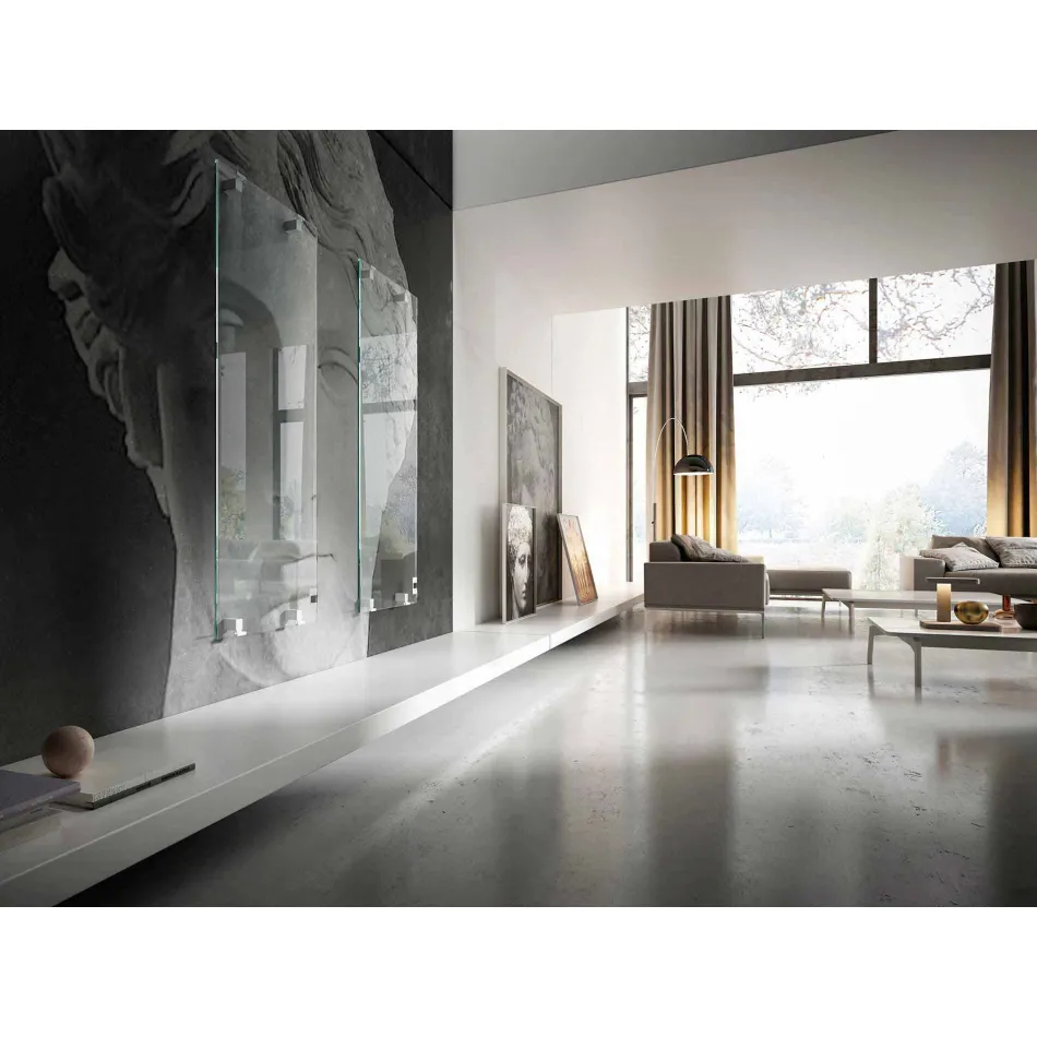 Zaprojektuj elektro-ceramiczny grzejnik dekoracyjny ze szkła gwiazdowego, wyprodukowany we Włoszech Viadurini