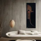 Grzejnik hybrydowy z proszku marmurowego pochodzącego z recyklingu Wyprodukowano we Włoszech - Wenecja Viadurini