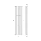 Chłodnica hydrauliczna z podwójną serią elementów płaskich Made in Italy - Macedonia Viadurini