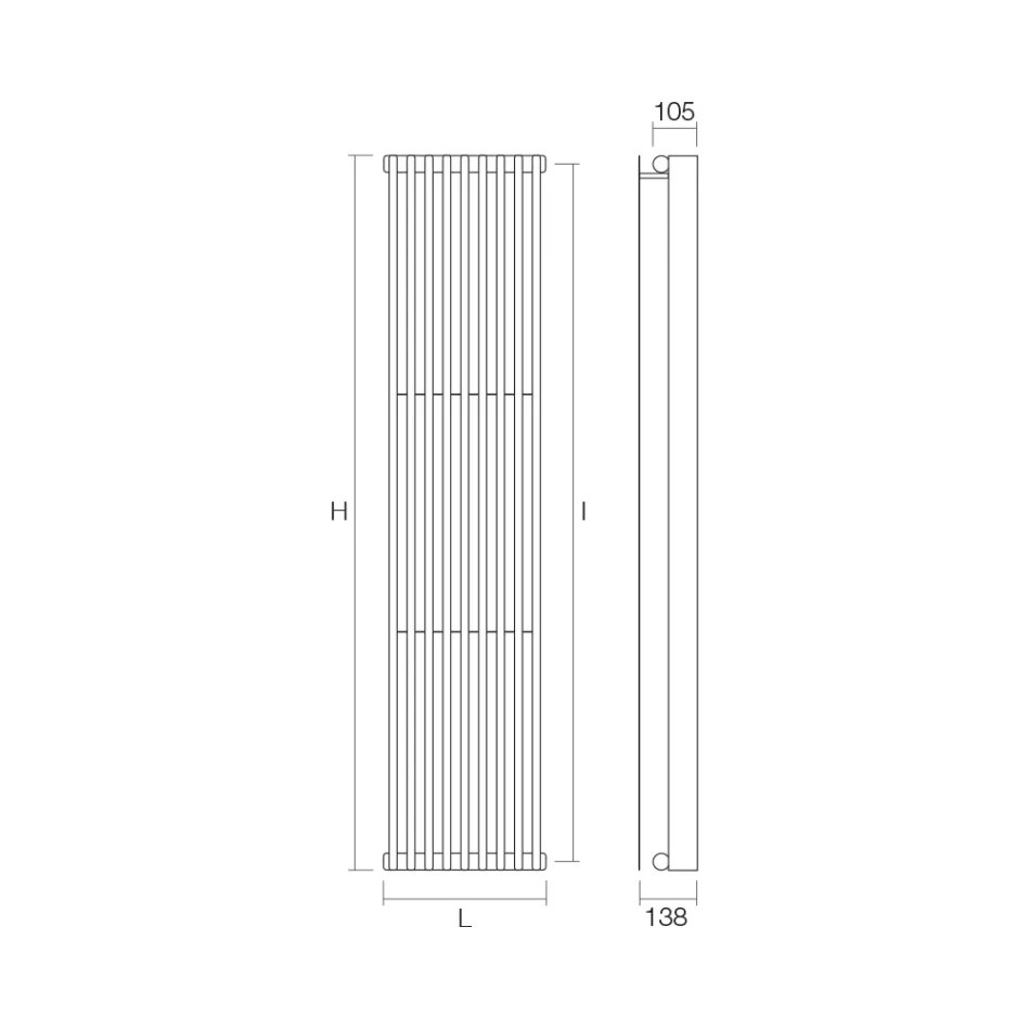 Chłodnica hydrauliczna z podwójną serią elementów płaskich Made in Italy - Macedonia Viadurini