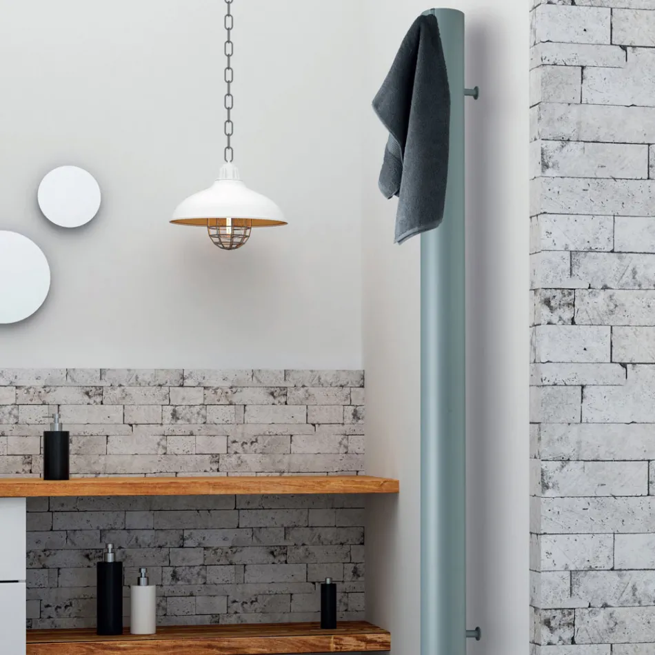 Grzejnik hydrauliczny składający się z aluminiowej rury wyprodukowanej we Włoszech - Pandoro Viadurini