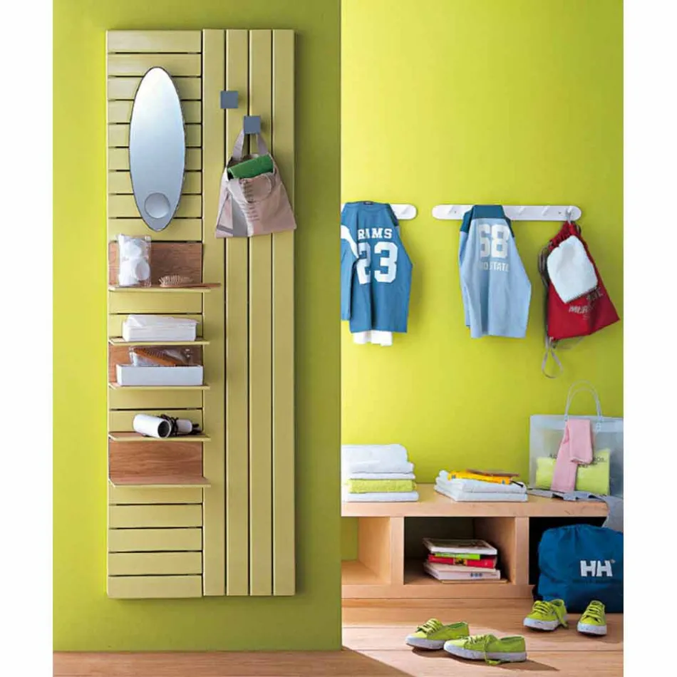 Termoarredo hydrauliczny konstrukcja stalowa z półkami Utility Scirocco H Viadurini