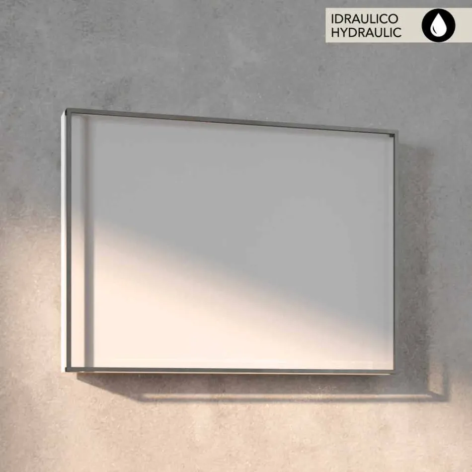 Hydrauliczny radiator konstrukcja, stalowa osłona, Scirocco H Światło Viadurini