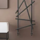 Stalowy grzejnik hydrauliczny z rurami o przekroju okrągłym Made in Italy - losowy Viadurini