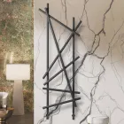 Stalowy grzejnik hydrauliczny z rurami o przekroju okrągłym Made in Italy - losowy Viadurini