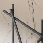 Stalowy grzejnik hydrauliczny z rurami o przekroju okrągłym Made in Italy - losowy Viadurini