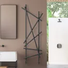 Stalowy grzejnik hydrauliczny z rurami o przekroju okrągłym Made in Italy - losowy Viadurini