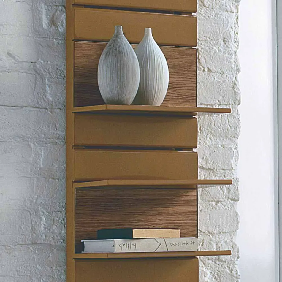 Stal hydrauliczny Termoarredo, półki dębowe, Utility Scirocco H Viadurini