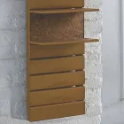 Stal hydrauliczny Termoarredo, półki dębowe, Utility Scirocco H Viadurini