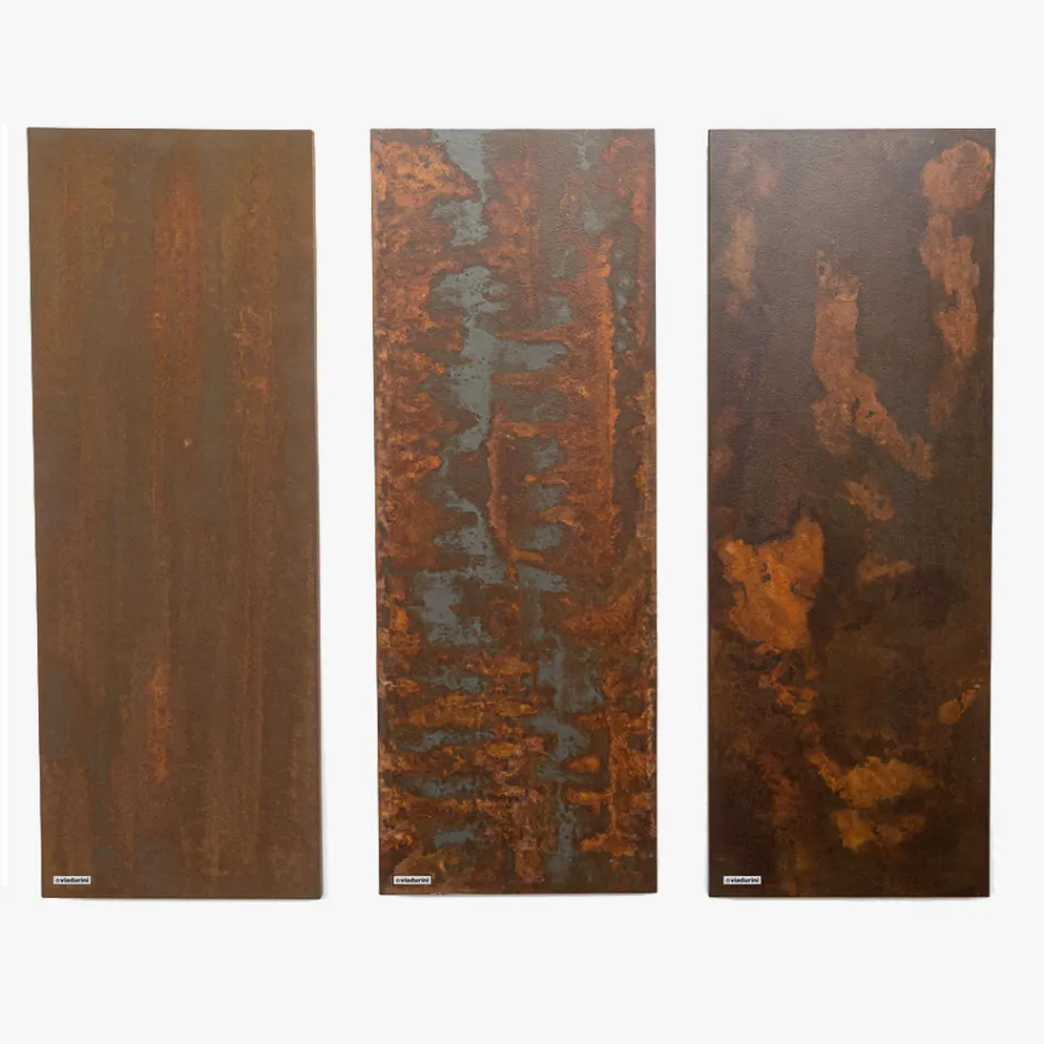 Grzejnik hydrauliczny z włoskiego proszku marmurowego z efektem Cortena - Linie Viadurini