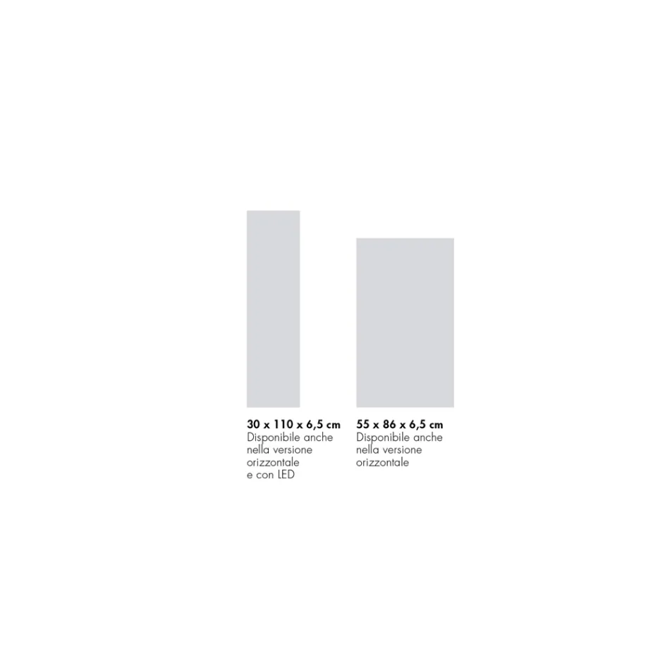 Grzejnik hydrauliczny w wykończeniu Corten z włoskiego marmuru w proszku - Terraa Viadurini