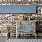 Nowoczesny grzejnik hydrauliczny z włoskiego proszku marmurowego - Texturee Viadurini