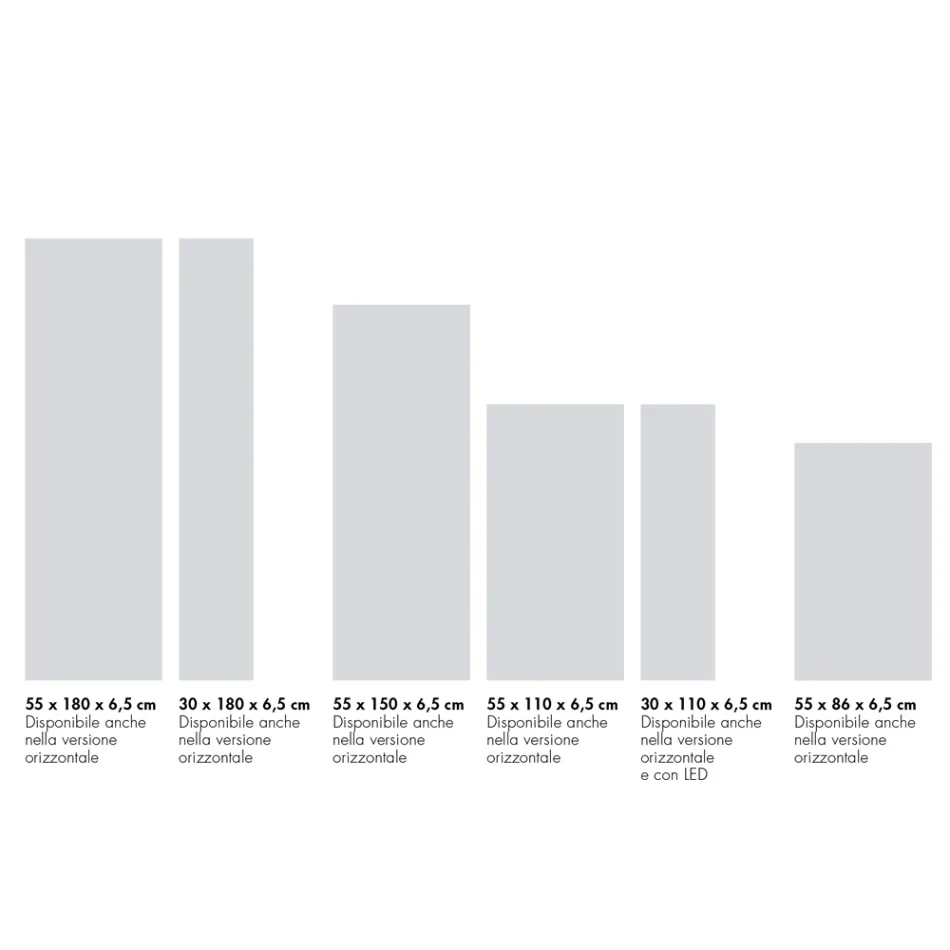 Nowoczesny grzejnik hydrauliczny z włoskiego proszku marmurowego - Structuree Viadurini
