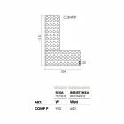 Termoarredo lego hydrauliczny Cegła nowoczesny design by Scirocco H Viadurini