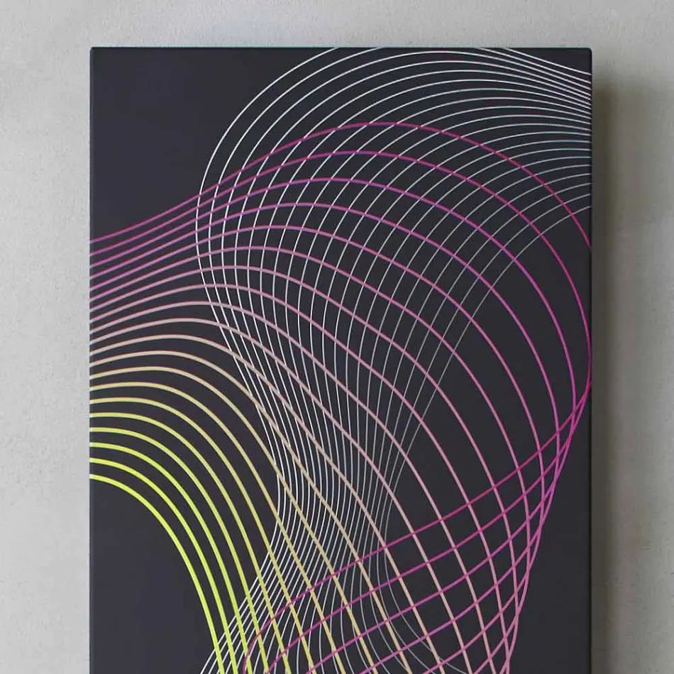 Nowoczesny elektryczny grzejnik ścienny ze stali z dekoracją o mocy 1000 W - kelwin Viadurini