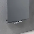 Wieszak na ręczniki do grzejników, konstrukcja pionowa Hydrauliczny do 719 watów - Rebel Viadurini