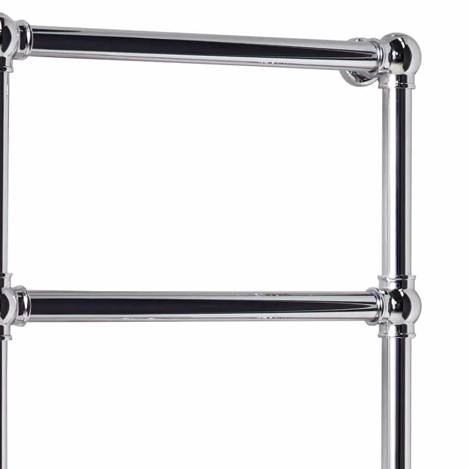 Elektryczny podgrzewacz do ręczników, chrom, mosiężny wzór 200 W - Caesar Viadurini