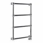 Elektryczny podgrzewacz do ręczników, chrom, mosiężny wzór 200 W - Caesar Viadurini