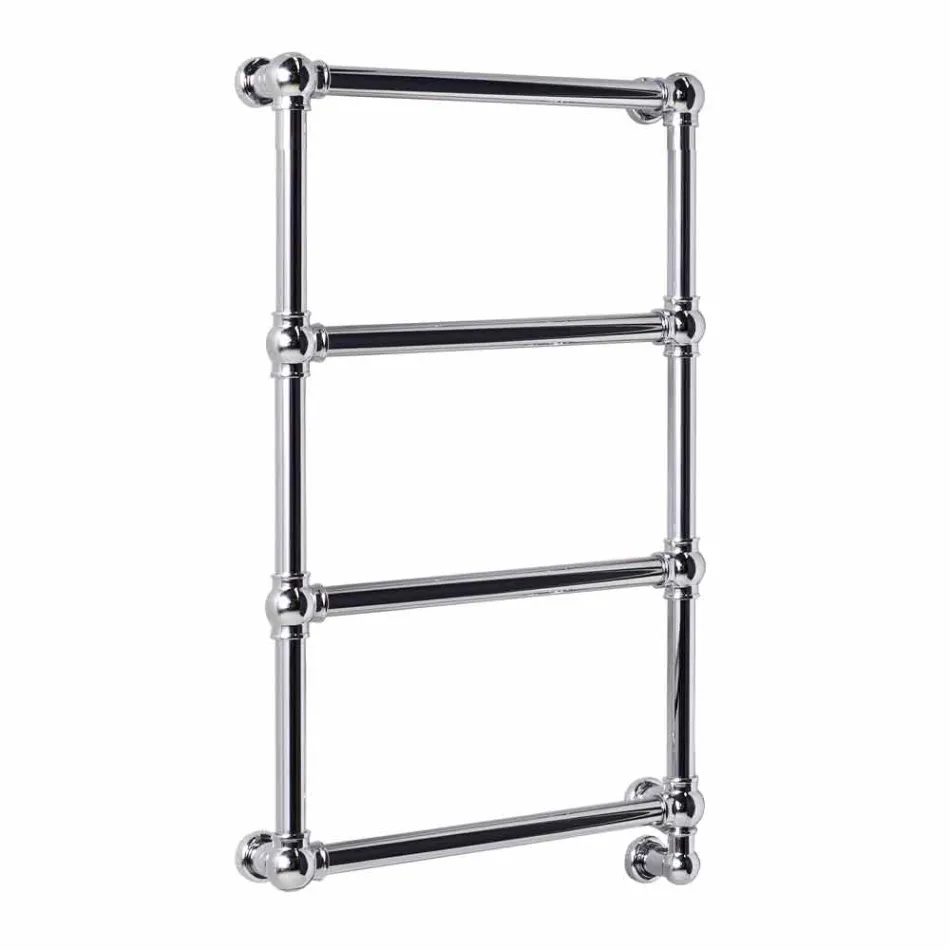 Elektryczny podgrzewacz do ręczników, chrom, mosiężny wzór 200 W - Caesar Viadurini