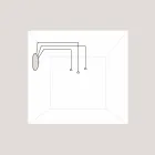 TOSCOT Apuan podstawa systemu rozeta 230v Wykonane w Toskanii Viadurini