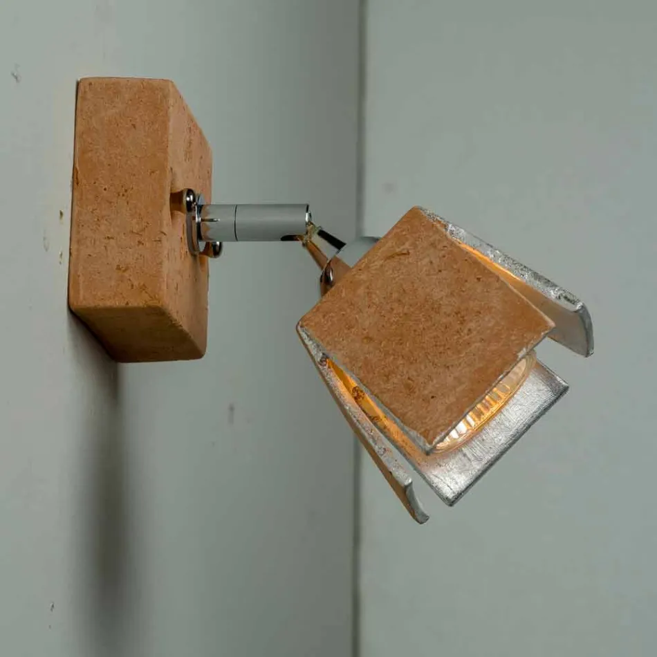 Toscot Piastra lampka ścienna regulowane światło Viadurini