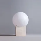 Zewnętrzny słup oświetleniowy Toscot Atlante z terakoty wyprodukowany w Toskanii Viadurini