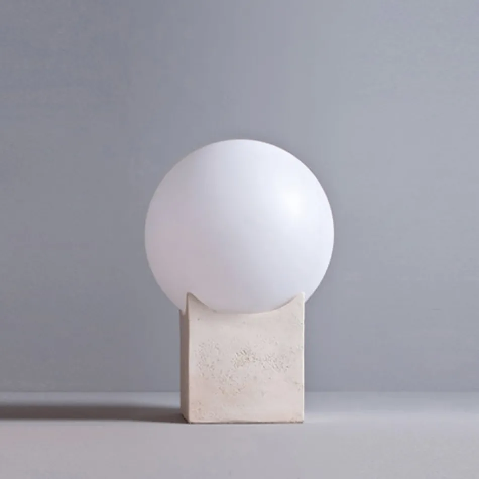 Zewnętrzny słup oświetleniowy Toscot Atlante z terakoty wyprodukowany w Toskanii Viadurini