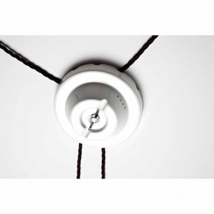 TOSCOT Battersea małe rozety sufitu Wykonane w Toskanii Viadurini