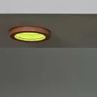 Reflektor wpuszczany Toscot Carso Ø14 cm z terakoty wyprodukowany w Toskanii Viadurini